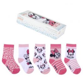2200007754-Pack 5 Calcetines “Minnie Mouse” Cerdá