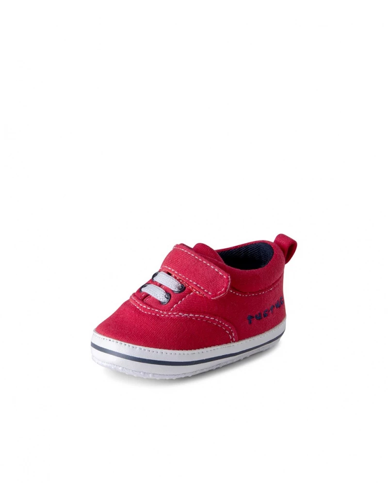 Zapatillas felpa rojo niño “Mini Traveller” Tuc Tuc