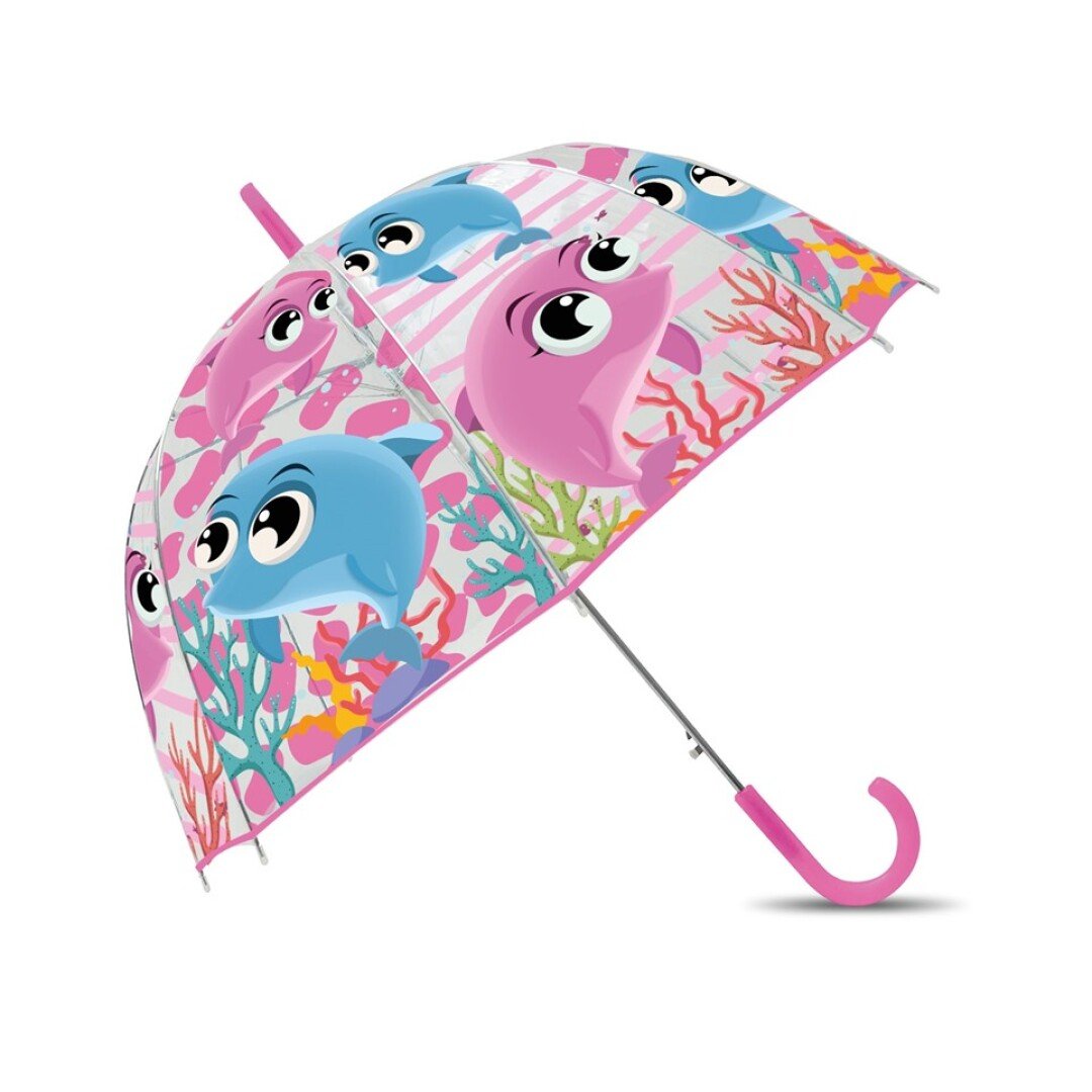 Paraguas Transparente “Delfín”