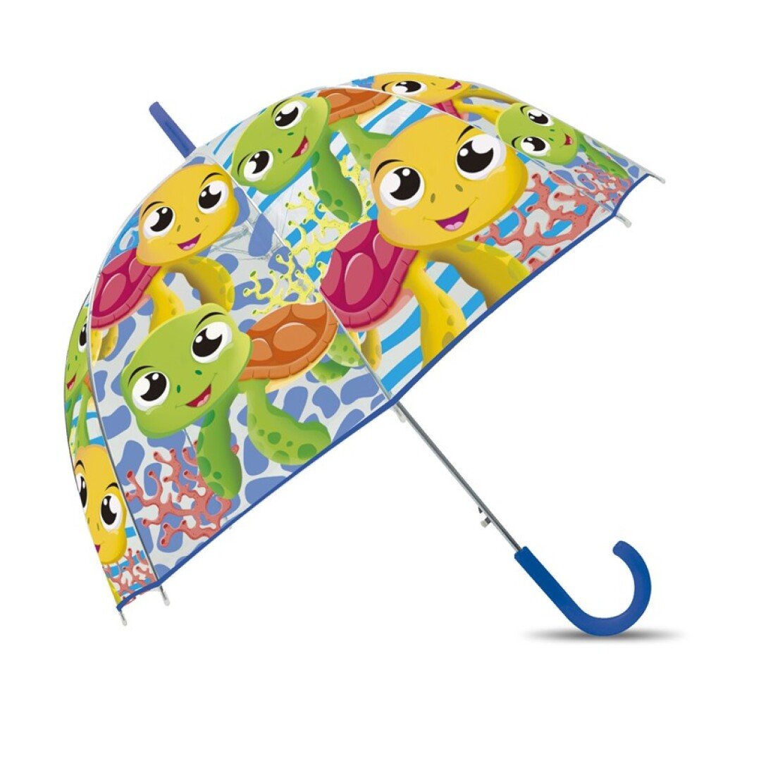 Paraguas Transparente “Tortugas”