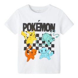 Camiseta Blanca Pokémon Niño